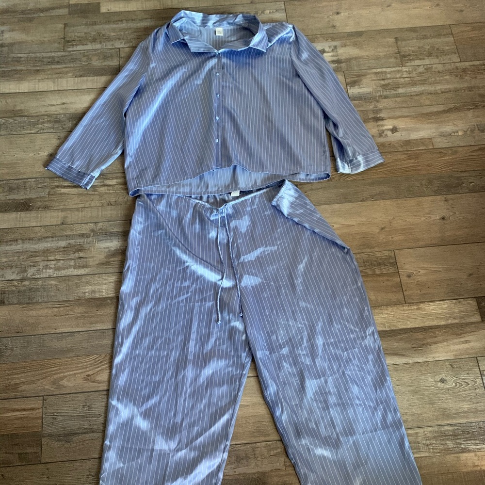 Satin plus size PJ set NWOT